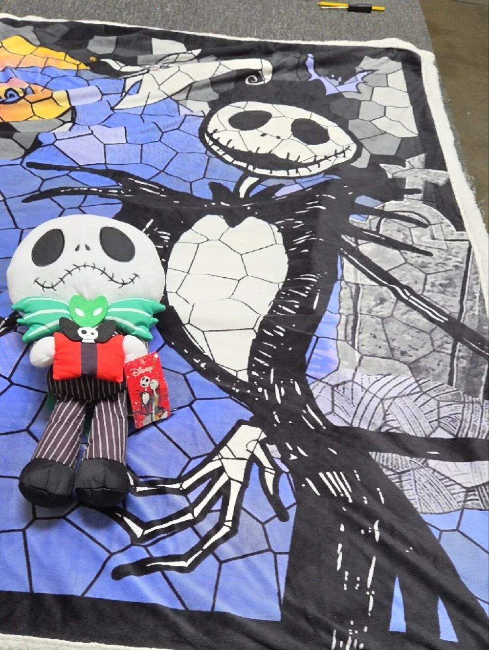 The nightmare before christmas mosaic blanket 60